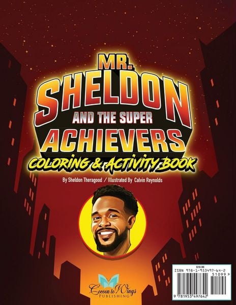 Produktbild: Mr. Sheldon and The Super Achievers Coloring & Activity Book