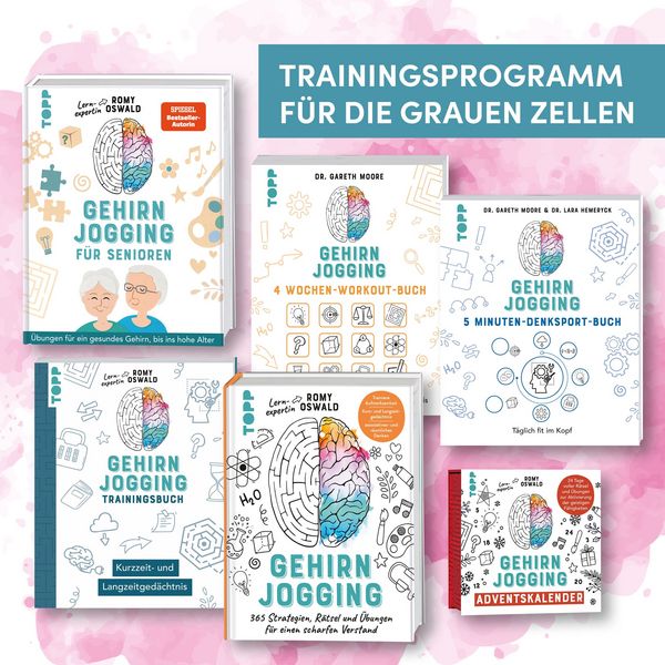 Produktbild: Gehirnjogging f&uuml;r Senioren. &Uuml;bungen f&uuml;r ein gesundes Gehirn, bis ins hohe Alter