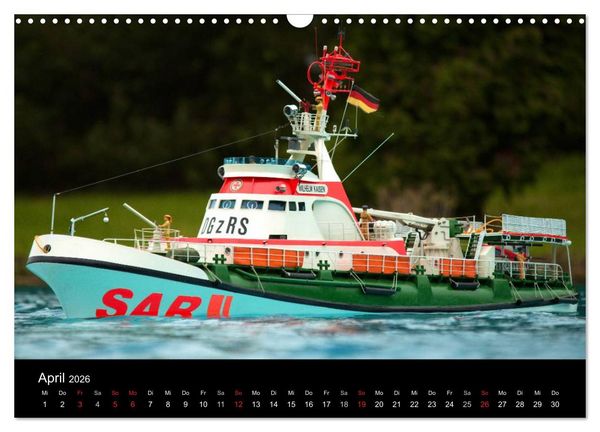 Produktbild: Modellboote in ihrem Element (Wandkalender 2026 DIN A3 quer), CALVENDO Monatskalender