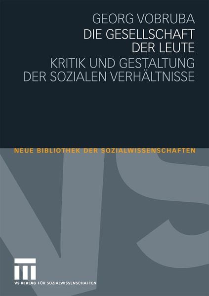 Produktbild: Die Gesellschaft der Leute