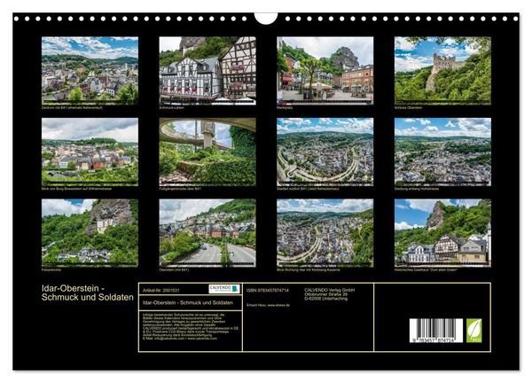 Produktbild: Idar-Oberstein - Schmuck und Soldaten (Wandkalender 2026 DIN A3 quer), CALVENDO Monatskalender