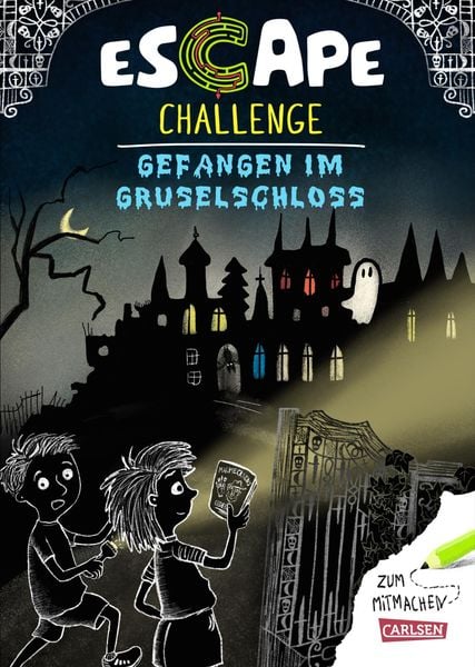 Produktbild: Escape-Buch f&uuml;r Grundschulkinder: Escape Challenge: Gefangen im Gruselschloss