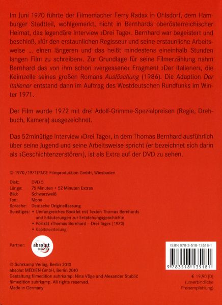 Produktbild: Ferry Radax - Der Italiener