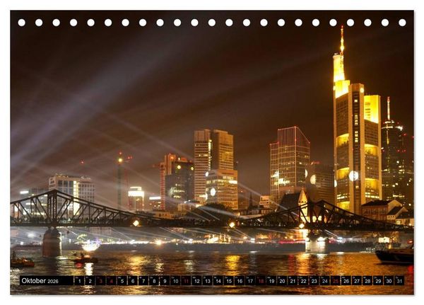 Produktbild: Frankfurt am Main (Tischkalender 2026 DIN A5 quer), CALVENDO Monatskalender