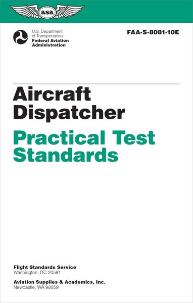 Produktbild: Aircraft Dispatcher Practical Test Standards (2024)