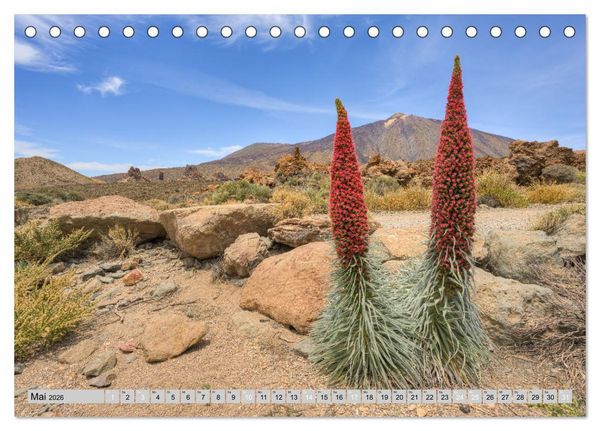 Produktbild: Faszination Teneriffa (Tischkalender 2026 DIN A5 quer), CALVENDO Monatskalender