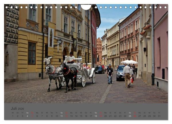 Produktbild: Altst&auml;dte in Polen (Wandkalender 2026 DIN A4 quer), CALVENDO Monatskalender
