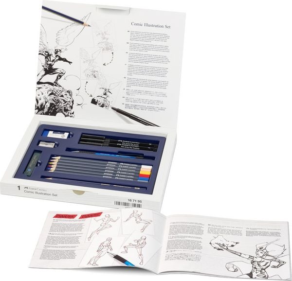 Produktbild: Faber-Castell Comic Illustration Set, 15 teilig
