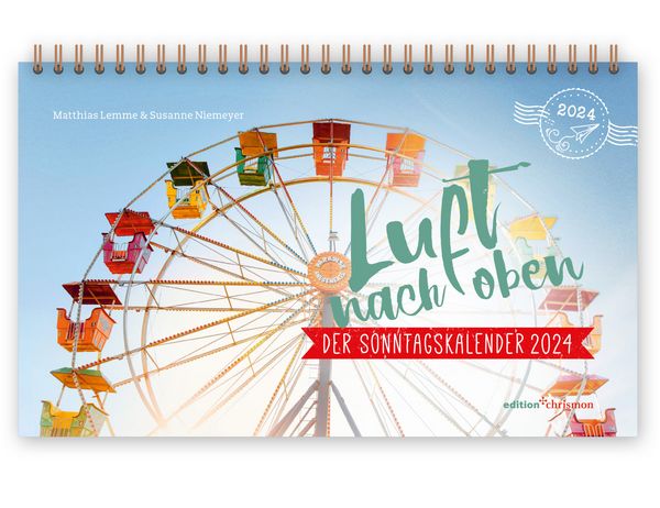 Produktbild: Luft nach oben 2024. Der Sonntagskalender