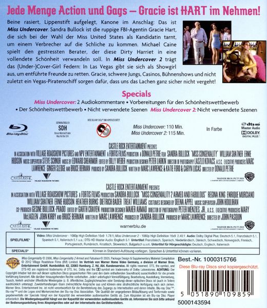 Produktbild: Miss Undercover 1+2 - Box-Set [2 BRs]