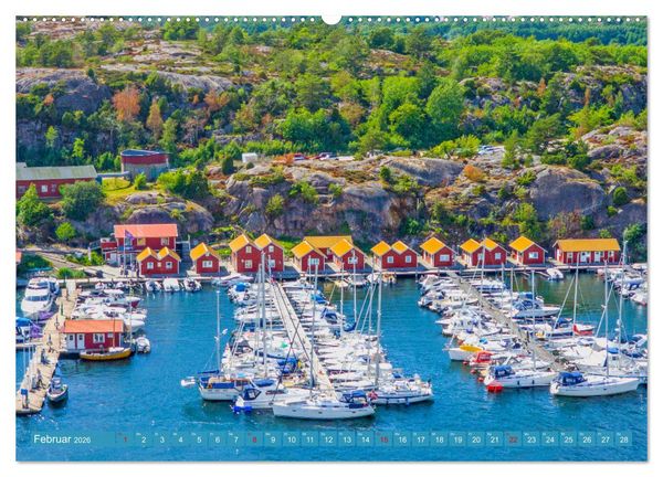 Produktbild: Schwedens sch&ouml;ne Westk&uuml;ste (hochwertiger Premium Wandkalender 2026 DIN A2 quer), Kunstdruck in Hochglanz