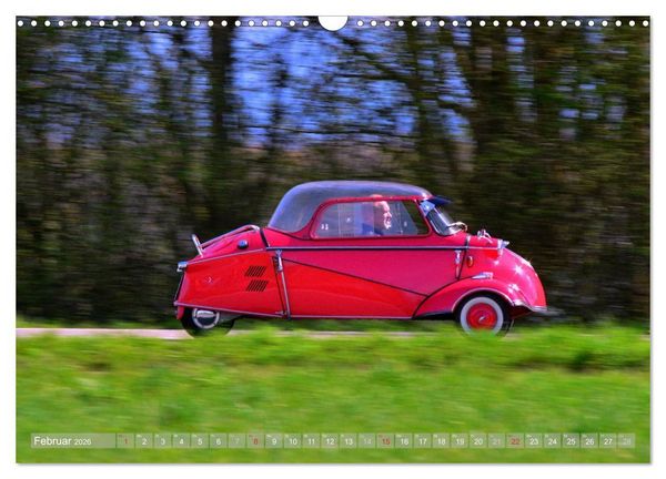 Produktbild: Messerschmitt KR 200 Kabinenroller (Wandkalender 2026 DIN A3 quer), CALVENDO Monatskalender