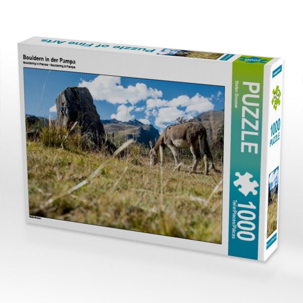 Produktbild: CALVENDO Puzzle Bouldern in der Pampa | 1000 Teile Lege-Gr&ouml;&szlig;e 64x48cm Foto-Puzzle f&uuml;r gl&uuml;ckliche Stunden