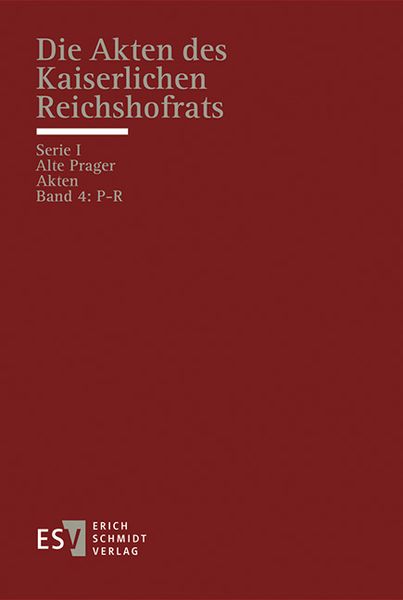 Produktbild: Die Akten des Kaiserlichen Reichshofrats (RHR)