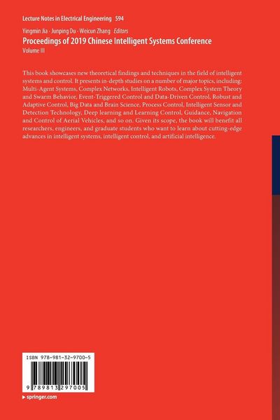 Produktbild: Proceedings of 2019 Chinese Intelligent Systems Conference