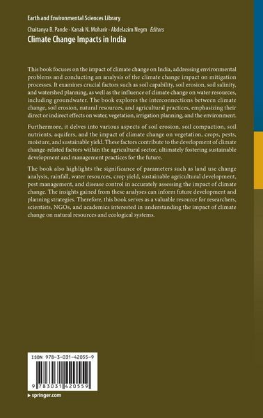 Produktbild: Climate Change Impacts in India