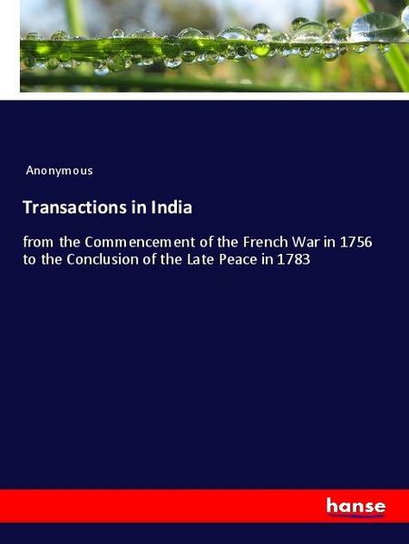 Produktbild: Transactions in India