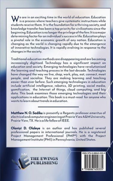 Produktbild: Emerging Technologies in Education
