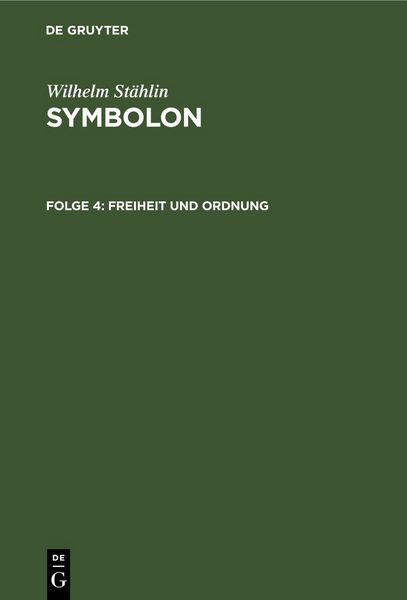 Produktbild: Freiheit und Ordnung
