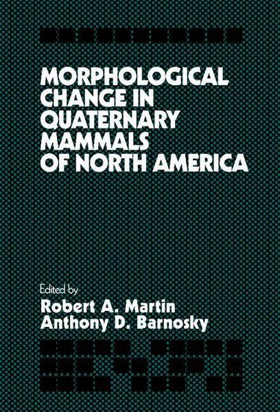 Produktbild: Morphological Change in Quaternary Mammals of North America