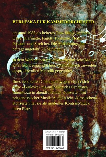 Produktbild: Burleska f&uuml;r Kammerorchester