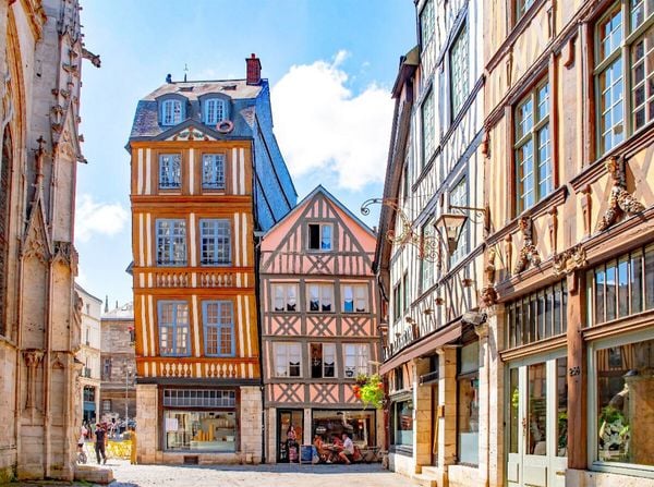 Produktbild: CALVENDO Puzzle Fachwerkh&auml;user in Rouen, Normandie | 2000 Teile Lege-Gr&ouml;&szlig;e 90x67cm Foto-Puzzle f&uuml;r gl&uuml;ckliche Stunden