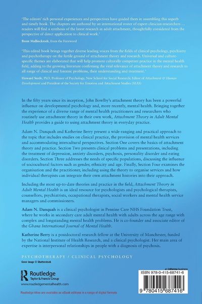 Produktbild: Attachment Theory in Adult Mental Health