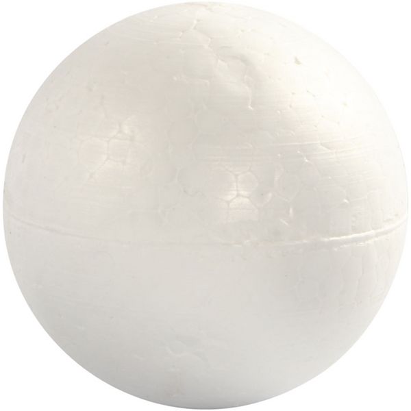 Produktbild: Creativ Company Styropor-Kugeln, D 10 cm, Wei&szlig;, 5 Stk