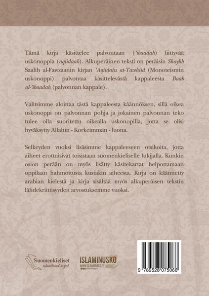 Produktbild: Palvonnan uskonoppi