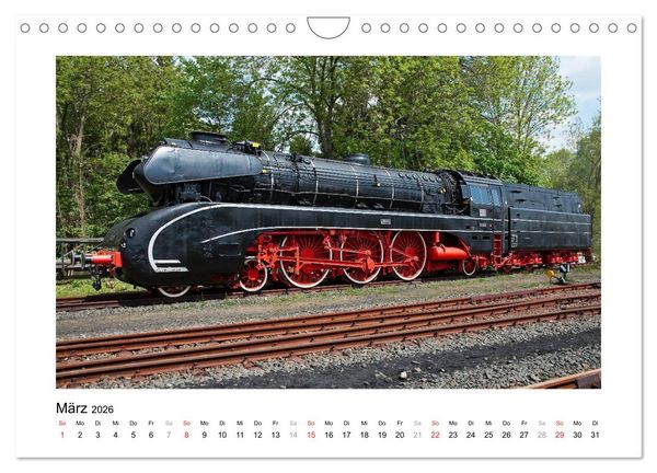 Produktbild: Unter Dampf - Dampflokromantik (Wandkalender 2026 DIN A4 quer), CALVENDO Monatskalender