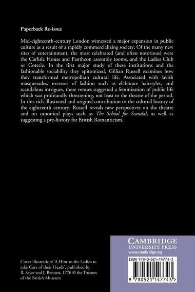 Produktbild: Women, Sociability and Theatre in Georgian London
