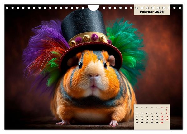 Produktbild: M&auml;rchenhafte Merlis - Schweinegeile Illustrationen (Wandkalender 2026 DIN A4 quer), CALVENDO Monatskalender