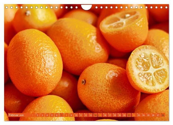 Produktbild: ORANGE - Gem&uuml;se und Obst -Vitaminreich (Wandkalender 2026 DIN A4 quer), CALVENDO Monatskalender