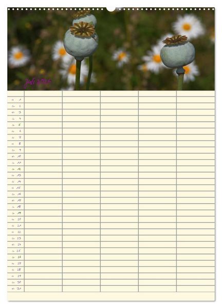 Produktbild: Der Naturgarten Familienplaner (Wandkalender 2026 DIN A2 hoch), CALVENDO Monatskalender