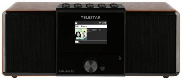 Telestar DIRA S 32i CD CD-Radio DAB+, UKW, Internet DLNA, WLAN, USB, CD, Bluetooth®, Internetradio Inkl. Fernbedienung H