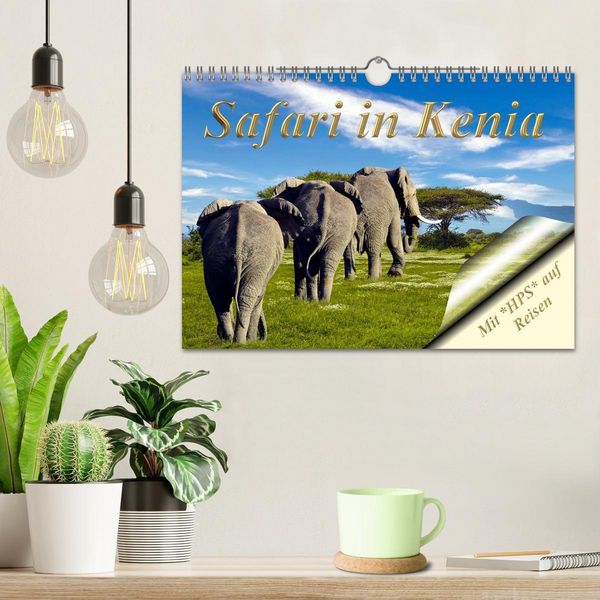 Produktbild: Safari in Kenia (Wandkalender 2026 DIN A4 quer), CALVENDO Monatskalender
