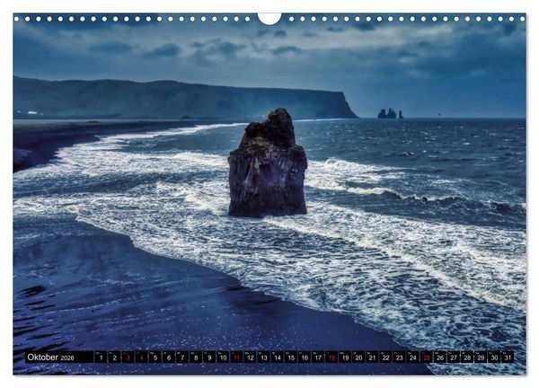 Produktbild: Eine Rundreise durch Island (Wandkalender 2026 DIN A3 quer), CALVENDO Monatskalender