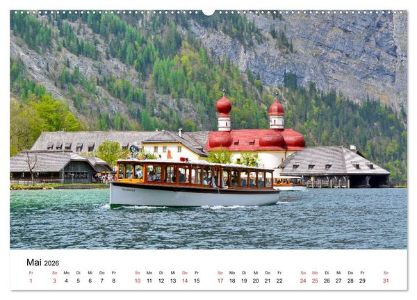Produktbild: Im Land des K&ouml;nigssees (Wandkalender 2026 DIN A2 quer), CALVENDO Monatskalender