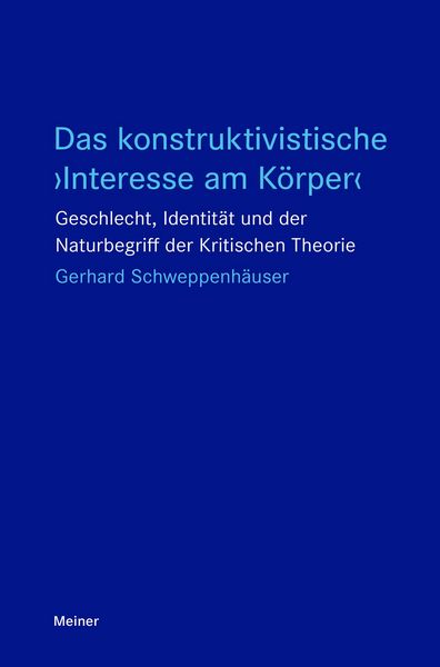 Produktbild: Das konstruktivistische >Interesse am K&ouml;rper<