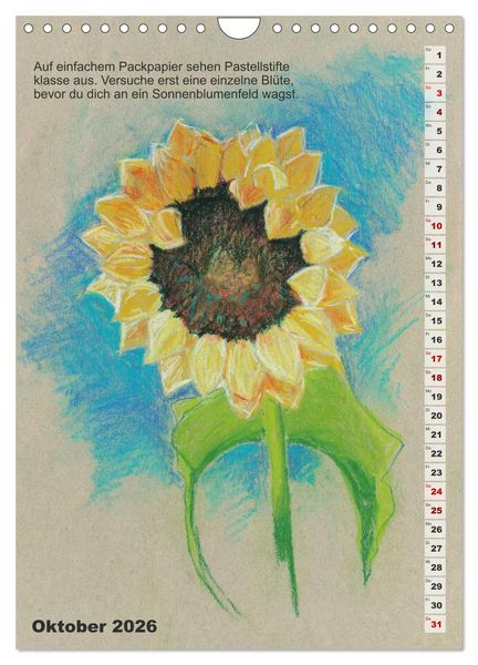 Produktbild: Mal mal mit Stiften (Wandkalender 2026 DIN A4 hoch), CALVENDO Monatskalender