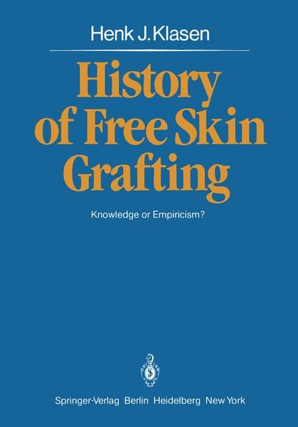 Produktbild: History of Free Skin Grafting