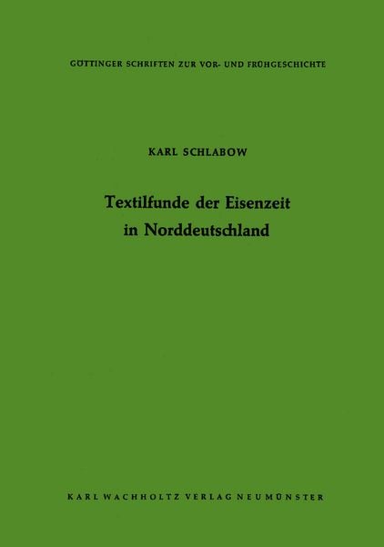 Produktbild: Textilfunde der Eisenzeit in Norddeutschland
