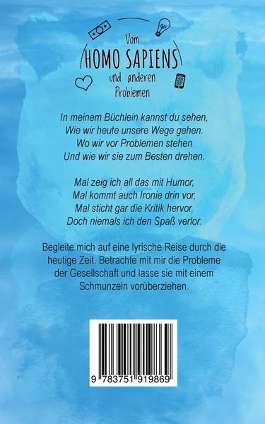 Produktbild: Vom Homo Sapiens und anderen Problemen