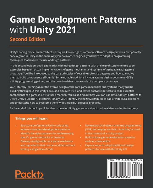 Produktbild: Game Development Patterns with Unity 2021 - Second Edition
