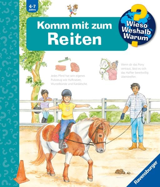 Wieso? Weshalb? Warum? Kernreihe, Band 73 - Komm mit zum Reiten, Gebundene Ausgabe von Andrea Erne, Ravensburger Verlag GmbH, 9783473600342