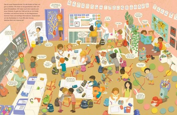 Produktbild: Komm, wir zeigen dir unsere Schule (Constanze von Kitzings Wimmelgeschichten 5)
