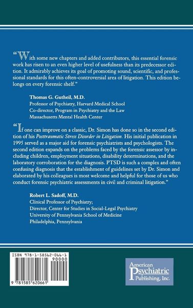Produktbild: Posttraumatic Stress Disorder in Litigation