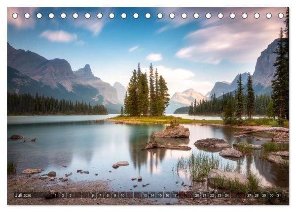 Produktbild: Zwischen Berg und Tal (Tischkalender 2026 DIN A5 quer), CALVENDO Monatskalender