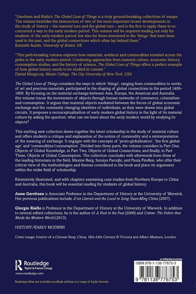 Produktbild: The Global Lives of Things