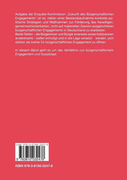 Produktbild: B&uuml;rgerschaftliches Engagement und Sozialstaat
